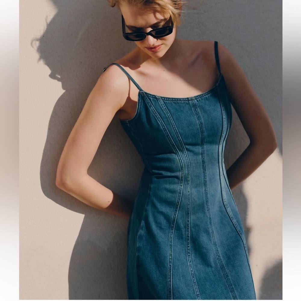 New Fabrique Denim Dress - Picture 3 of 9
